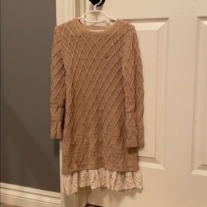 Max Studio- Girls 6x sweater dress